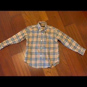 Burberry Youth shirt size 4/5